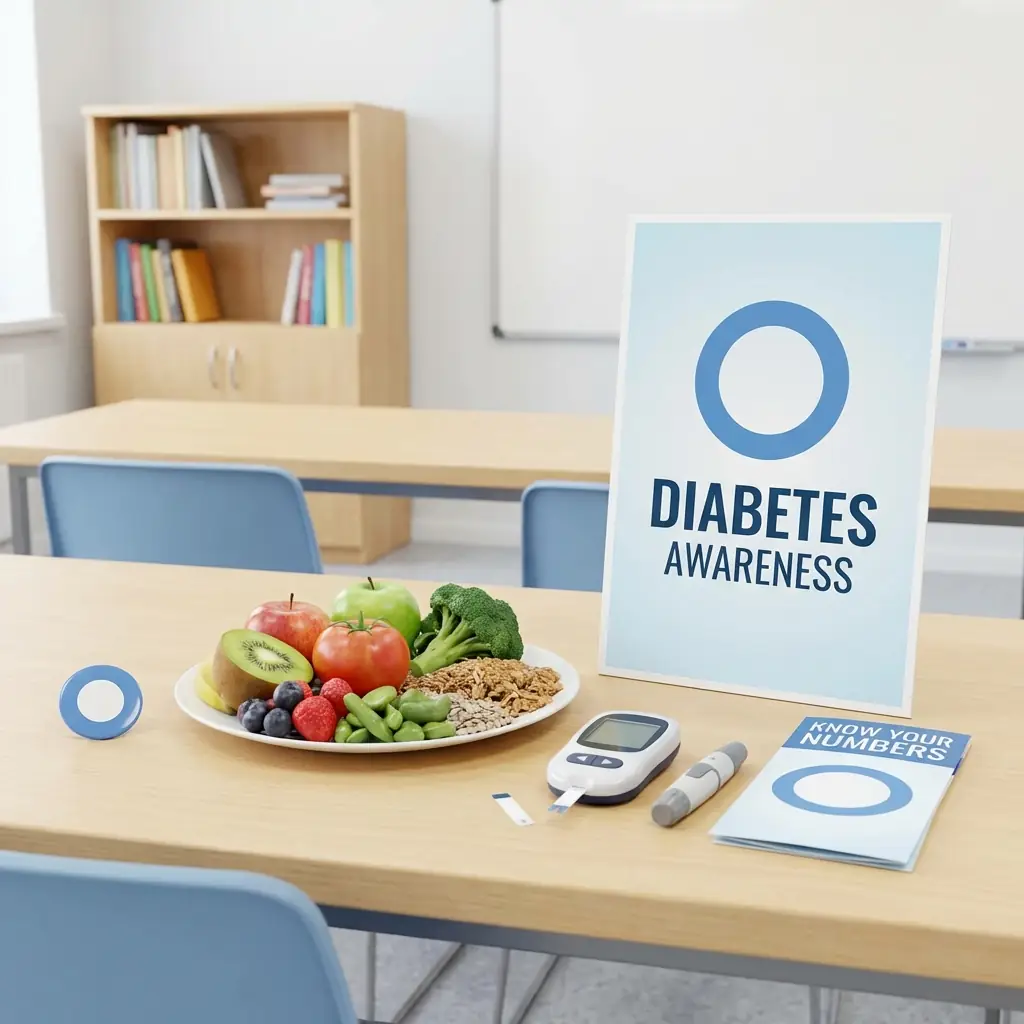 حملة توعية عن مرض السكري